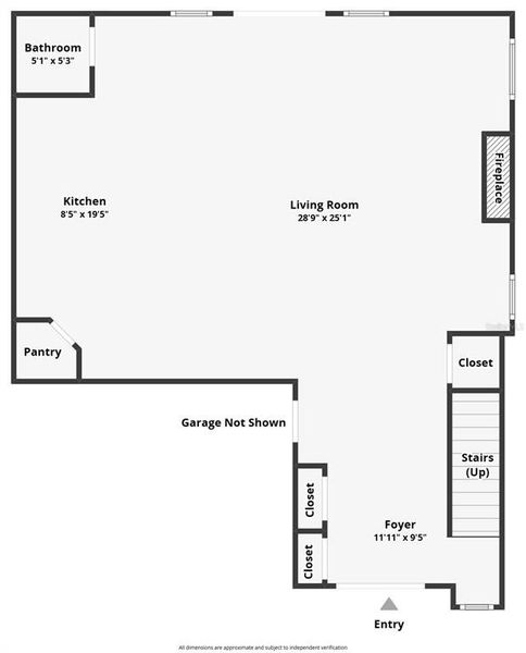 2D floor plan layout of this home in , New Smyrna Beach, FL (Image 5).