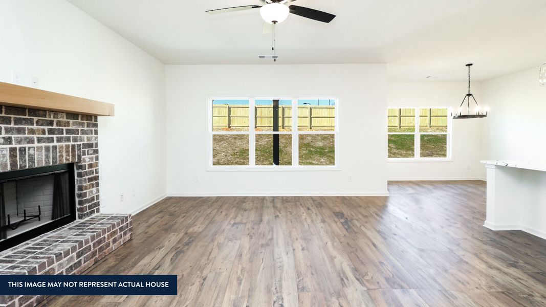 Spacious, unfurnished interior of a new home in Riverwalk, Monroe (Image 5).