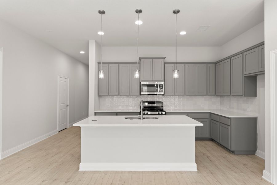 Furnished interior view inside a new home in Creekside, Royse City (Image 6).
