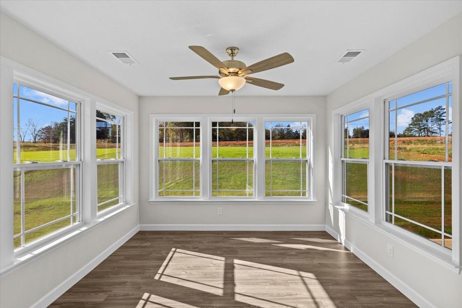 Representative unfurnished interior of a home built from the Morgan by Enchanted Homes in Mills Gin, Campobello (Image 12).
