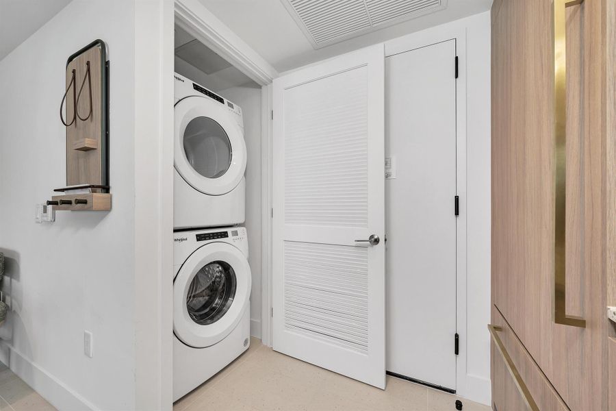 Furnished interior view inside a new home in , Miami (Image 8).