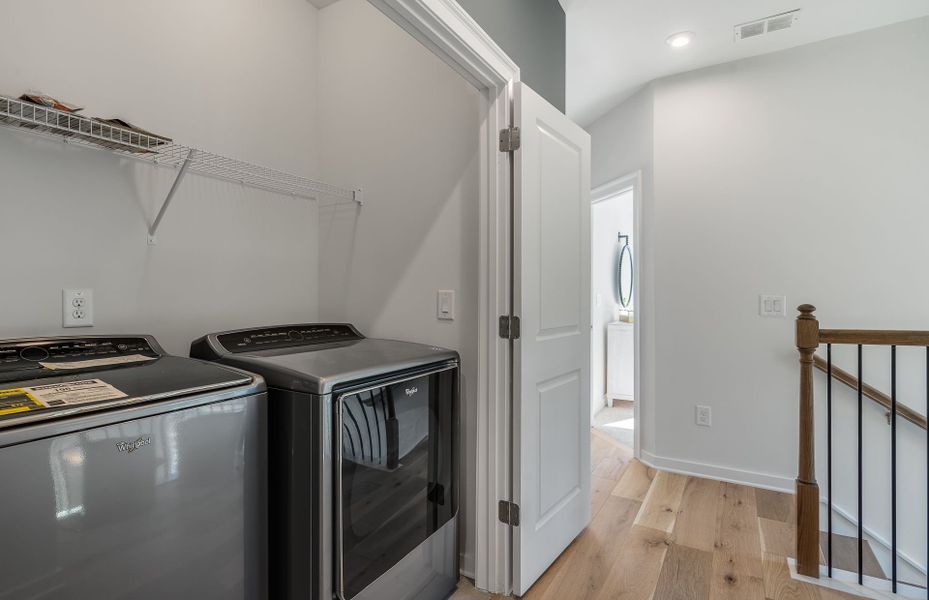 Representative furnished interior of a home built from the Hutton by Pulte Homes in Altus at The Quarter, Atlanta (Image 40).