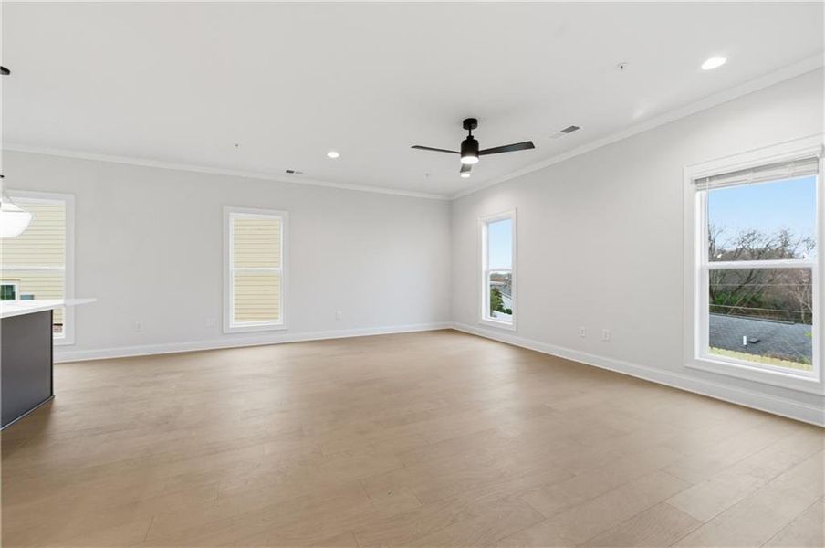 Spacious, unfurnished interior of a new home in , Marietta (Image 18).