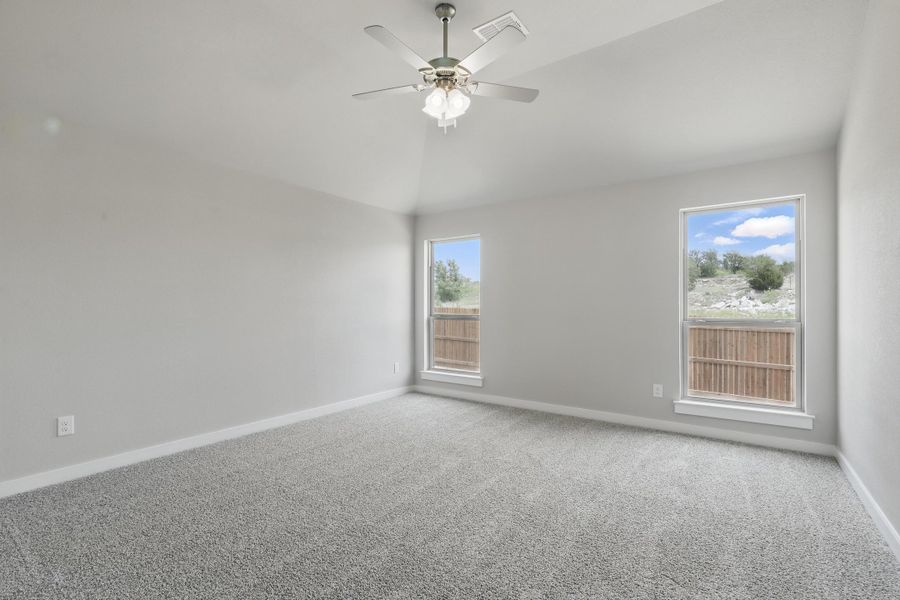 Representative unfurnished interior of a home built from the McKinley I by Cheldan Homes in Terra Vista, Springtown (Image 34).