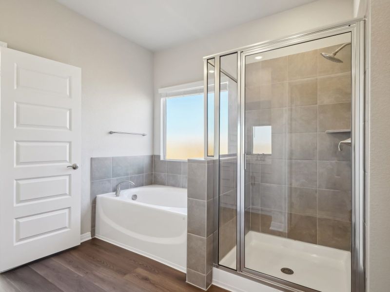 Furnished interior view inside a new home in Opal Meadows, Kyle (Image 5).