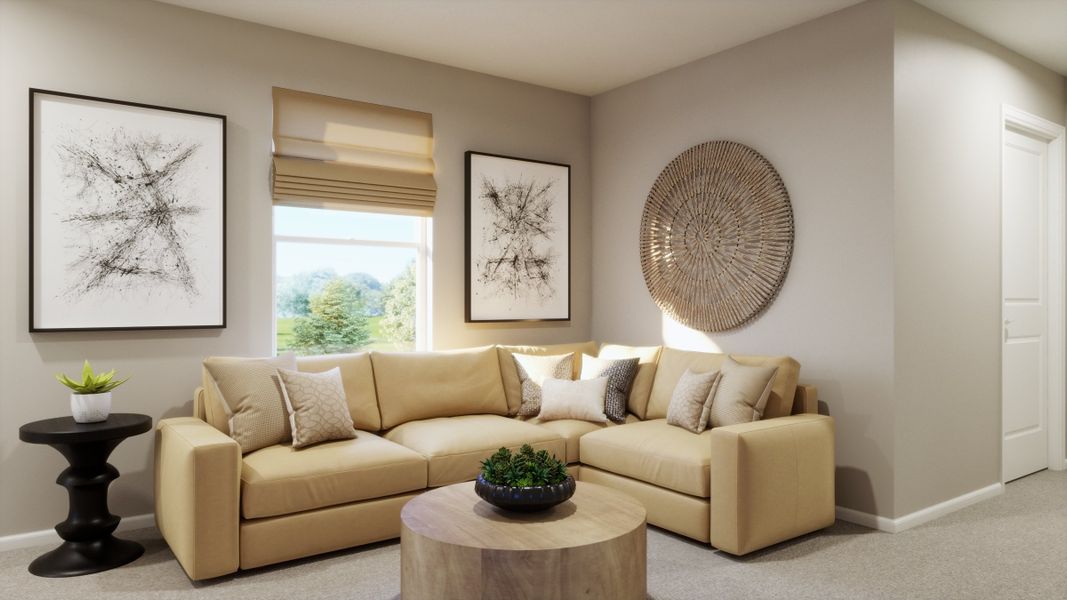 Representative furnished interior of a home built from the 2215 by Risewell Homes in Windler, Aurora (Image 3). Representative furnished interior of a home built from the 2215 by Risewell Homes in Windler, Aurora (Image 3).