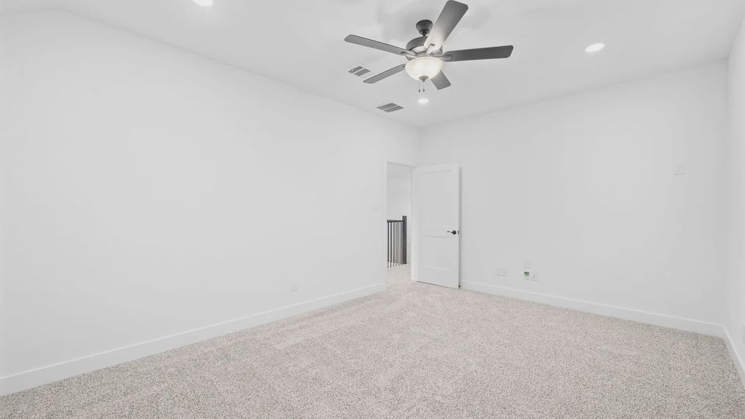 Representative unfurnished interior of a home built from the Madison by Chesmar Homes in Elyson 50's, Katy (Image 26). Representative unfurnished interior of a home built from the Madison by Chesmar Homes in Elyson 50's, Katy (Image 26).
