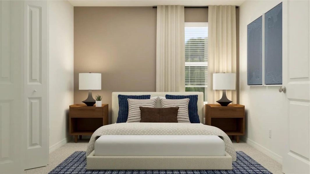 Furnished interior view inside a new home in Brystol at Wylder: The Arbor Collection, Port St. Lucie (Image 6).