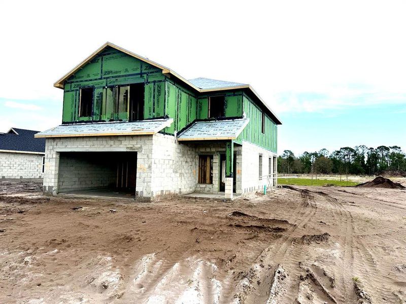 In-progress construction of a new home in , St. Cloud, FL (Image 8).