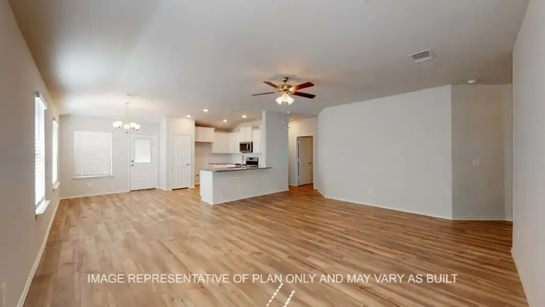 Spacious, unfurnished interior of a new home in Warrior's Legacy, Nolanville (Image 13).