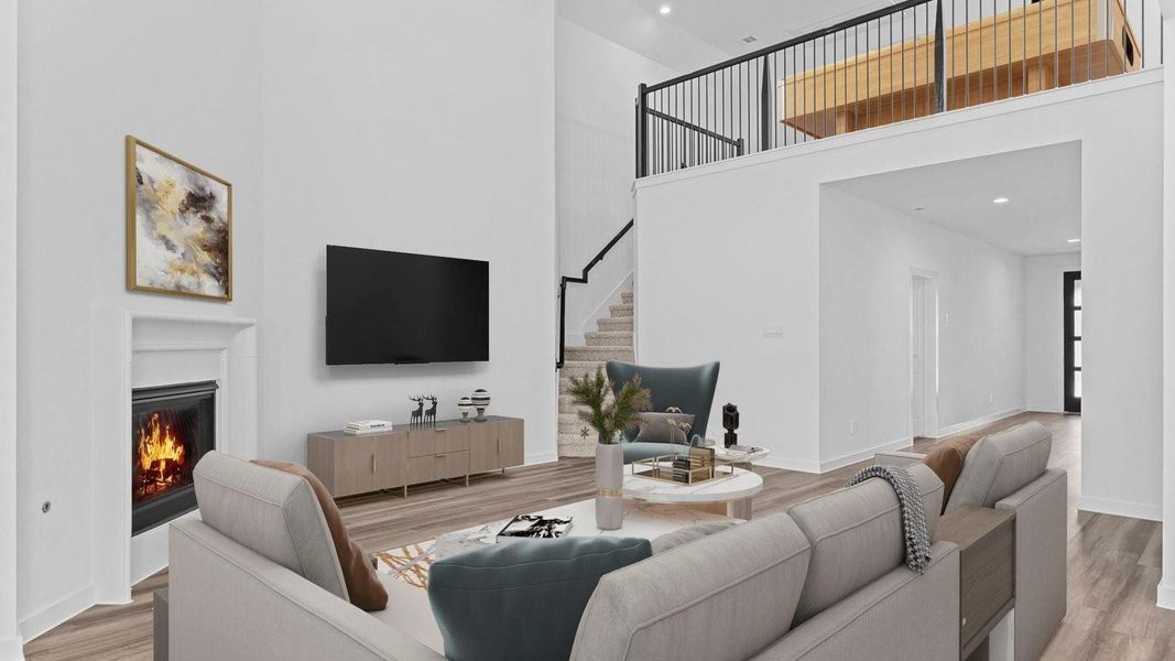 Furnished interior view inside a new home in Harvest Green, Richmond (Image 19).