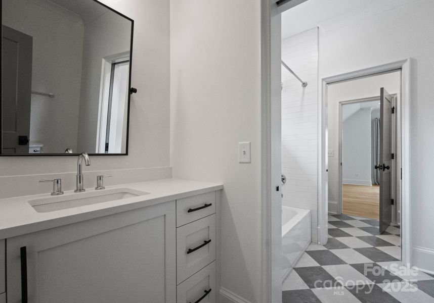 Furnished interior view inside a new home in , Charlotte (Image 4).