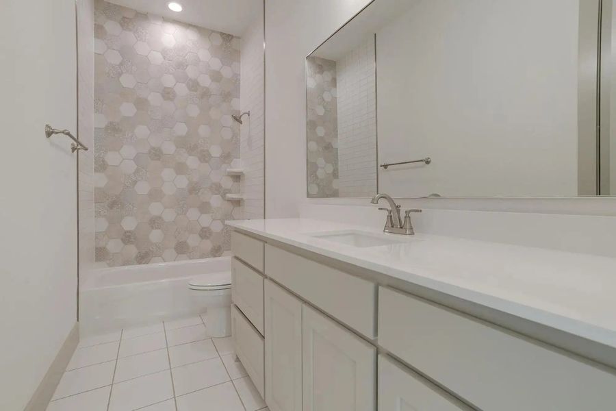 Representative furnished interior of a home built from the The Luke by Elmwood Custom Homes in Ranch at Stone Hill, Waxahachie (Image 15).