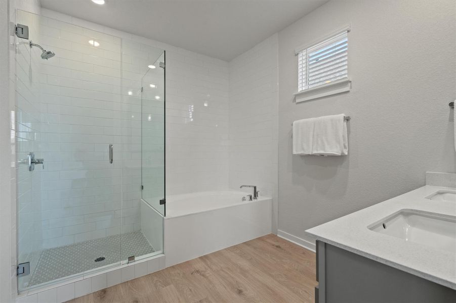 Furnished interior view inside a new home in Rosenbusch Ranch, Leander (Image 14). Furnished interior view inside a new home in Rosenbusch Ranch, Leander (Image 14).