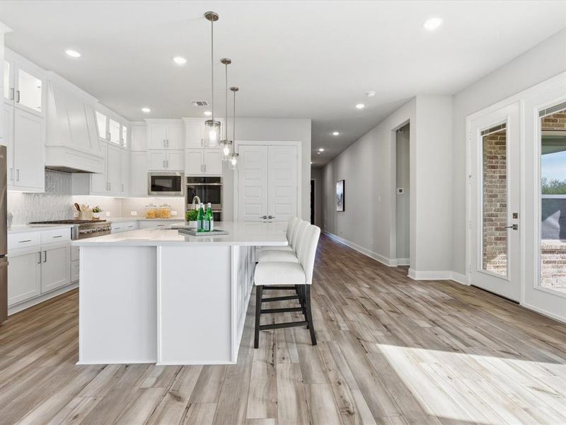 Kitchen view From Living Room