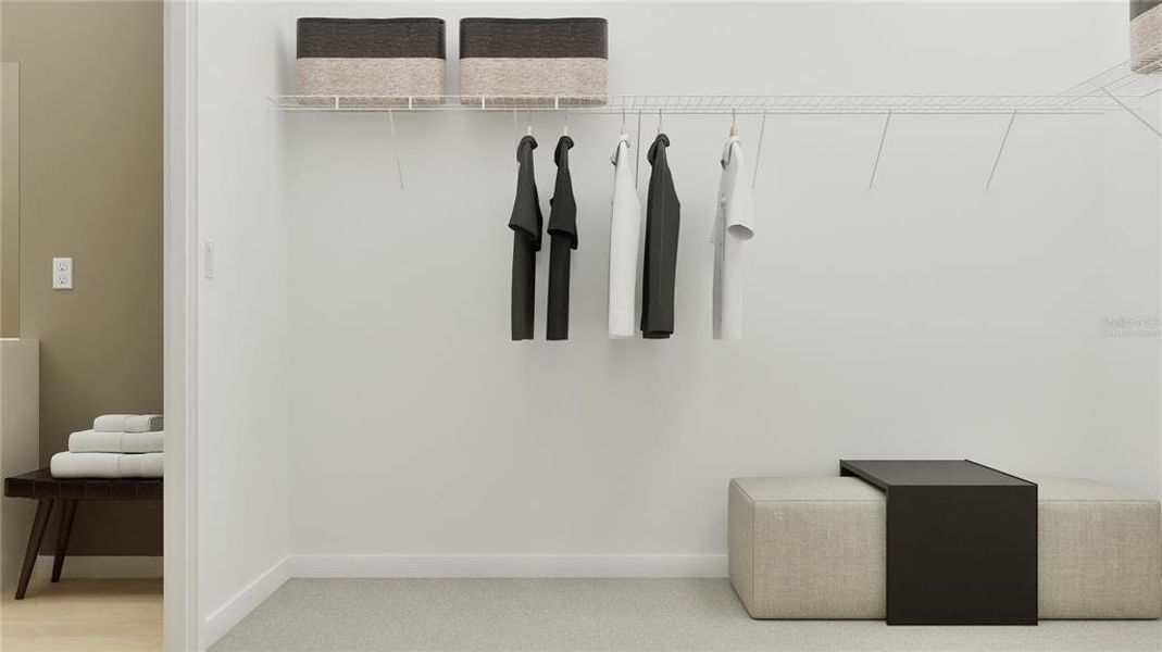 Furnished interior view inside a new home in , Davenport (Image 25).