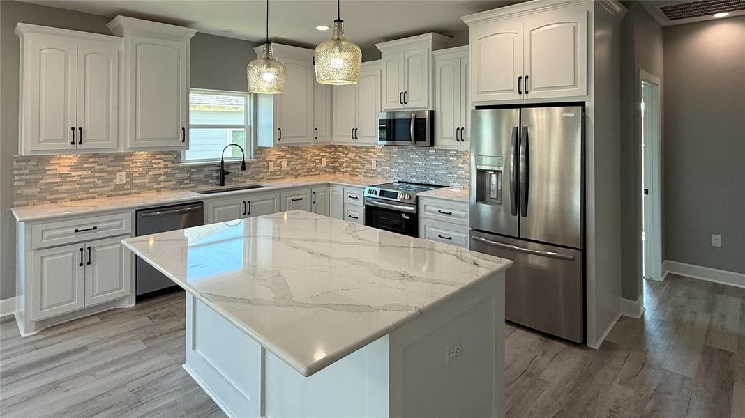 Furnished interior view inside a new home in , Bolivar Peninsula (Image 3).