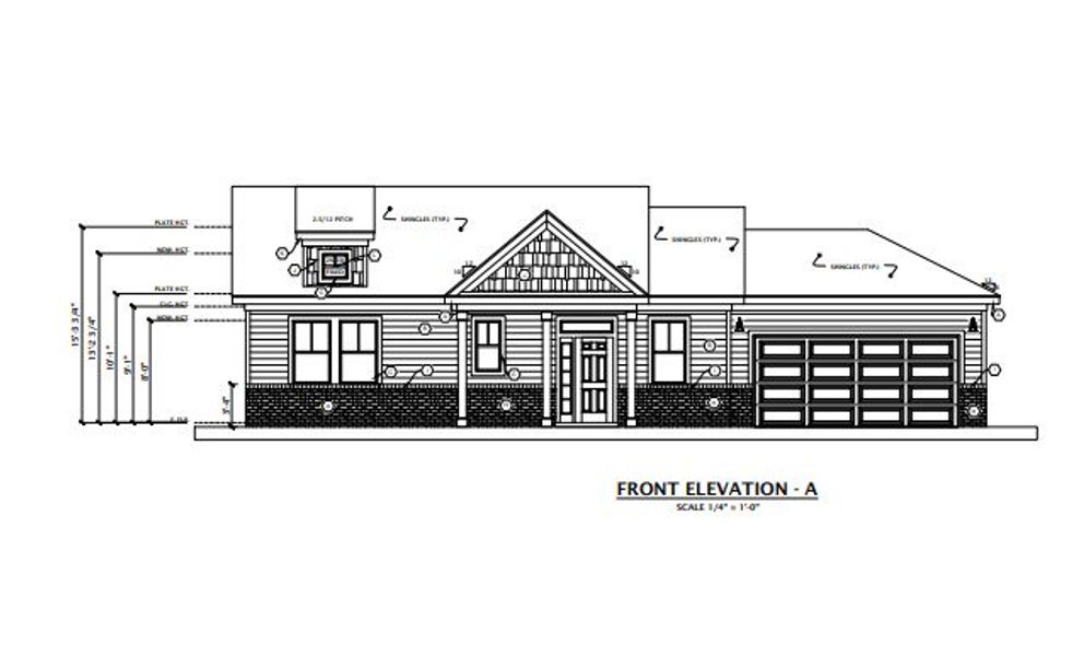 Front Elevation - 2198 Sinclair Drive