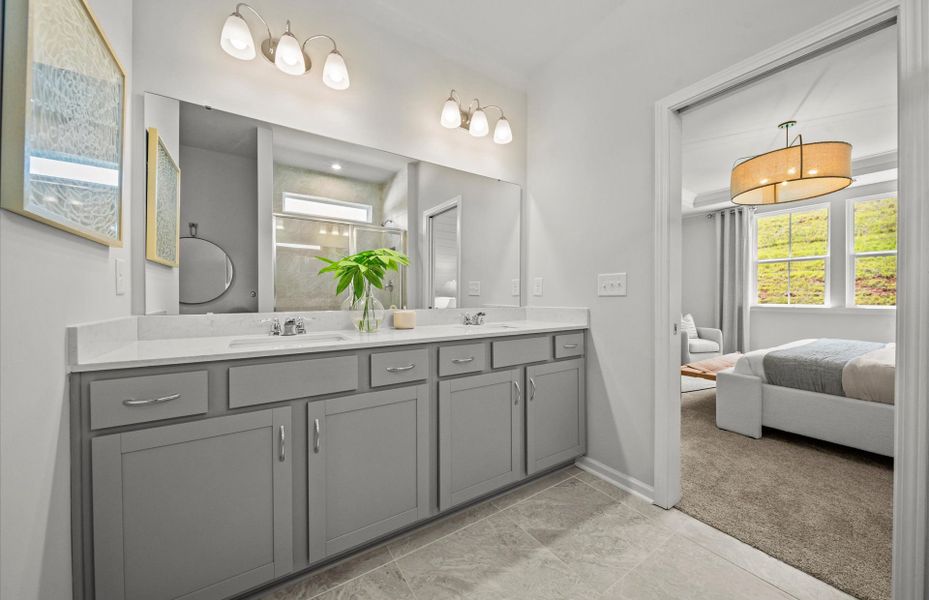 Furnished interior view inside a new home in Sweetwater Hills, Moore (Image 9).
