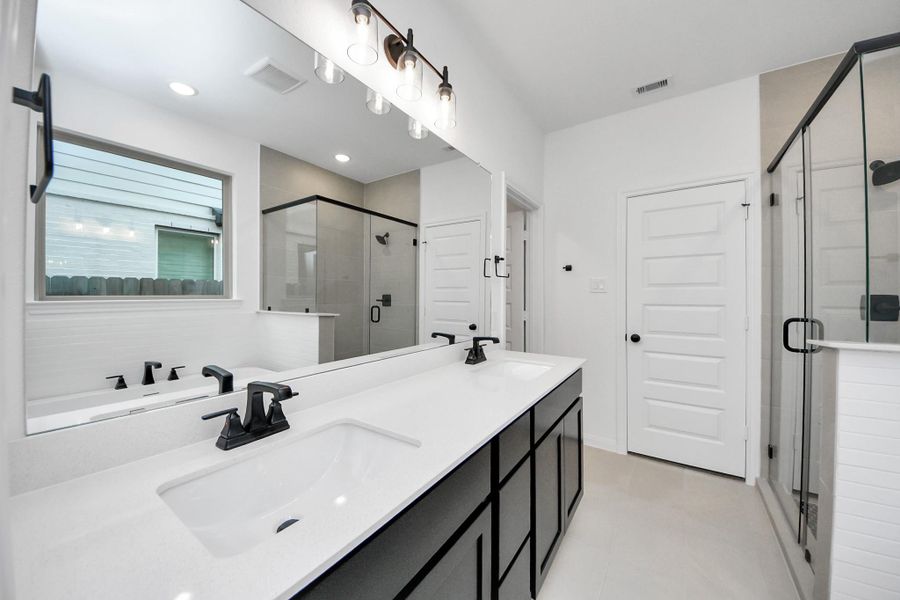 Furnished interior view inside a new home in Elyson, Katy (Image 5).