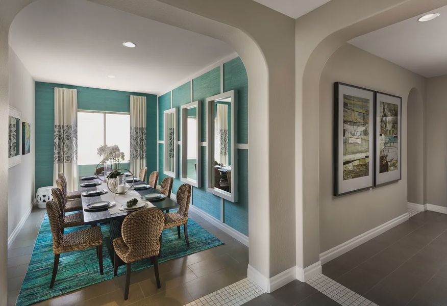 Create Model Entry & Dining Room - 2 of 8 Create Model Entry & Dining Room - 2 of 8