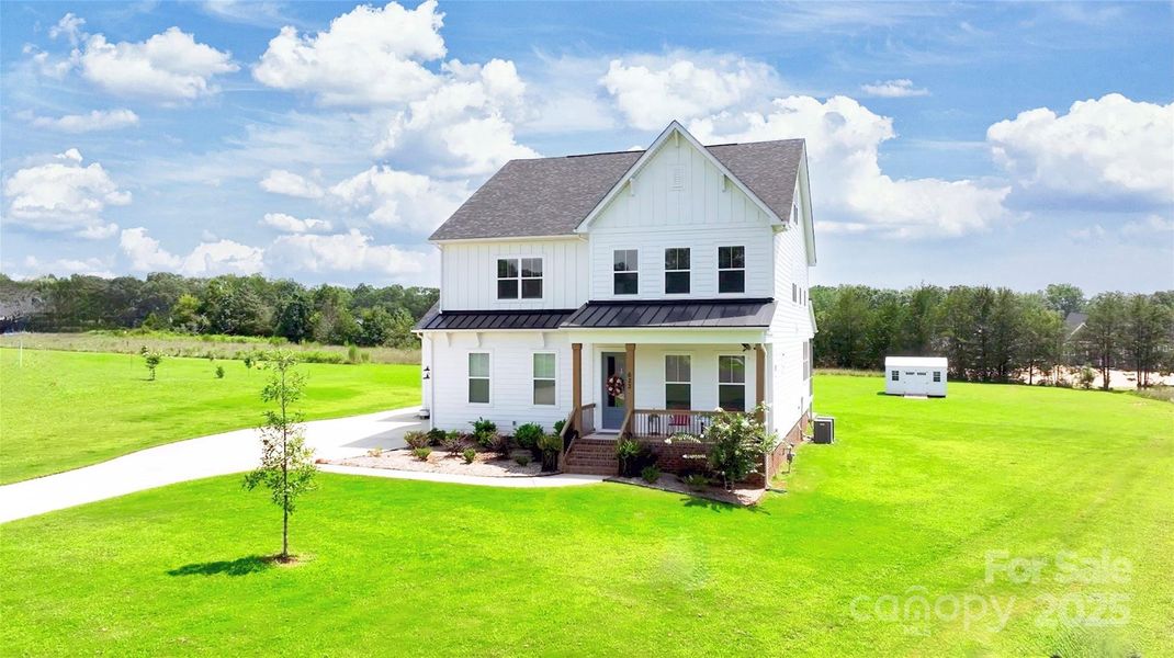 Front exterior of a new home in , Clover, SC, highlighting curb appeal (Image 21). Front exterior of a new home in , Clover, SC, highlighting curb appeal (Image 21).