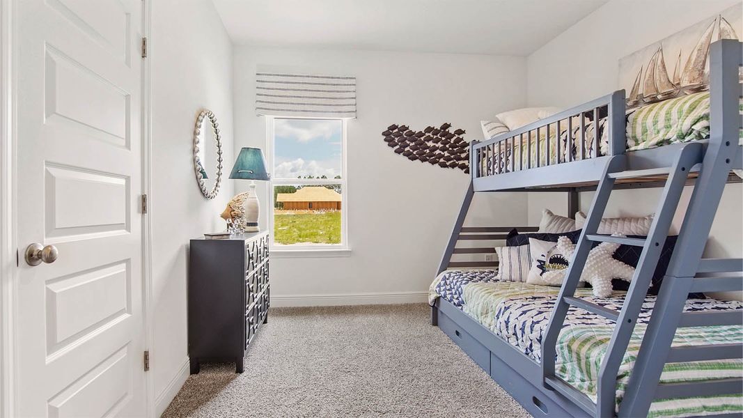 Representative furnished interior of a home built from the Delray by D.R. Horton in Bayside at Ward Creek, Panama City Beach (Image 34). Representative furnished interior of a home built from the Delray by D.R. Horton in Bayside at Ward Creek, Panama City Beach (Image 34).