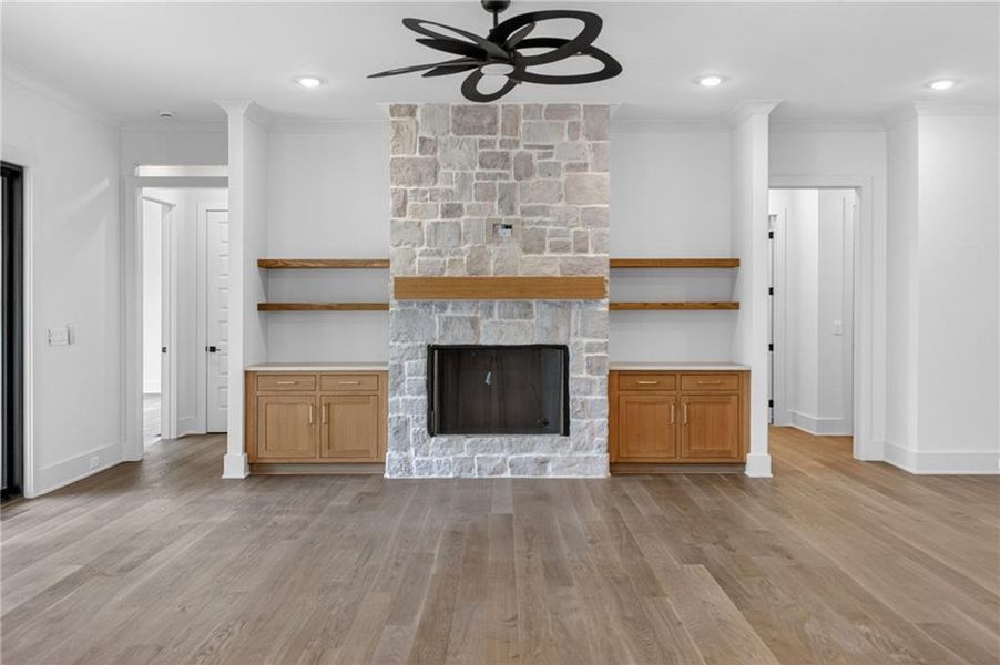 Furnished interior view inside a new home in , Buford (Image 13).