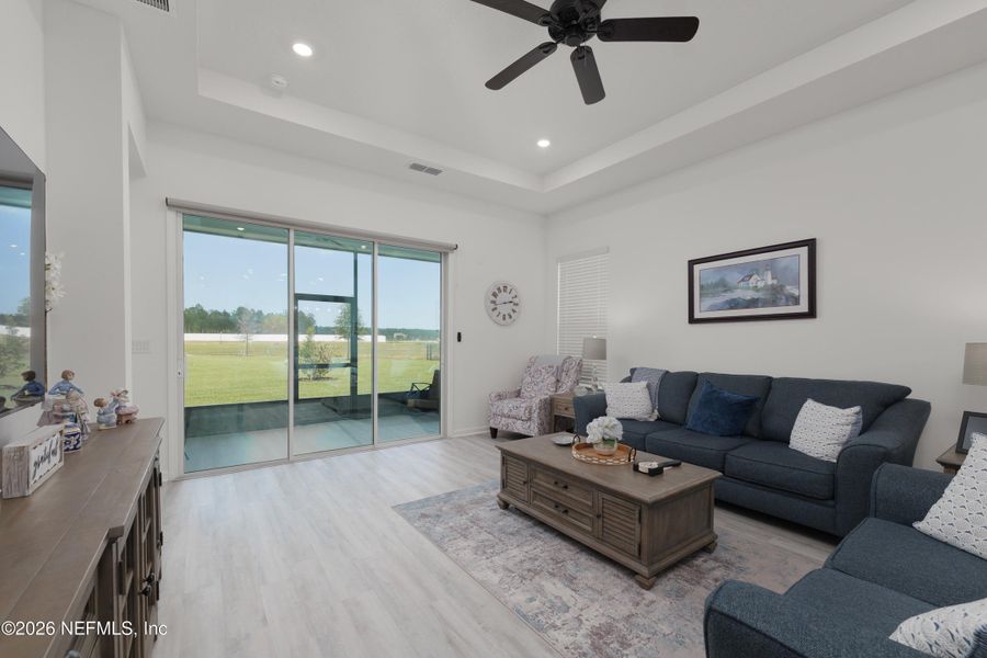 Furnished interior view inside a new home in , St. Augustine (Image 27).
