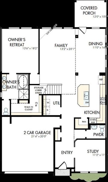 2D floor plan layout of this home in Davis Ranch 50', San Antonio, TX (Image 2). 2D floor plan layout of this home in Davis Ranch 50', San Antonio, TX (Image 2).