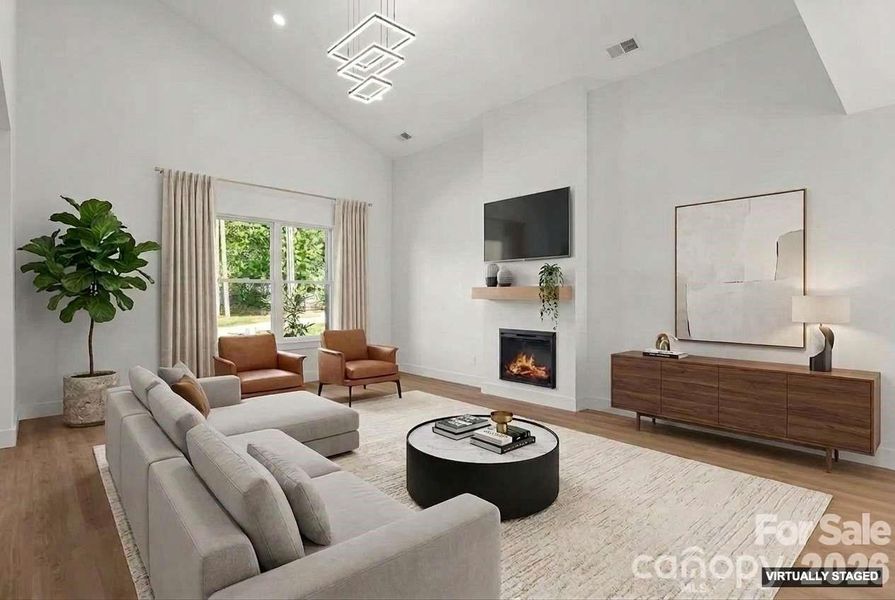 Furnished interior view inside a new home in , Flat Rock (Image 14). Furnished interior view inside a new home in , Flat Rock (Image 14).