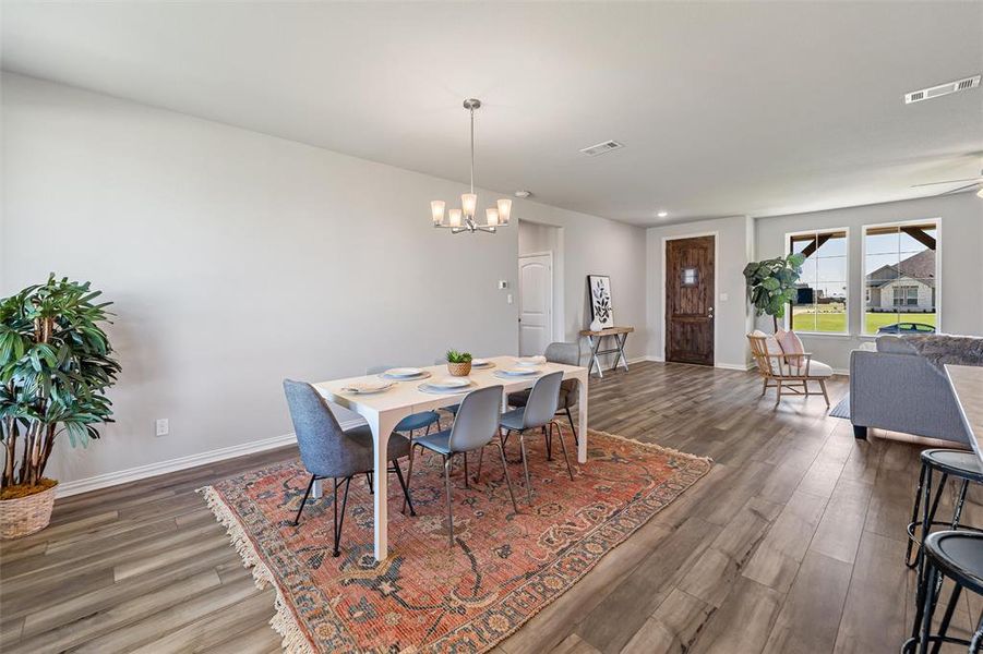 Furnished interior view inside a new home in Nash Estates, Tom Bean (Image 14).