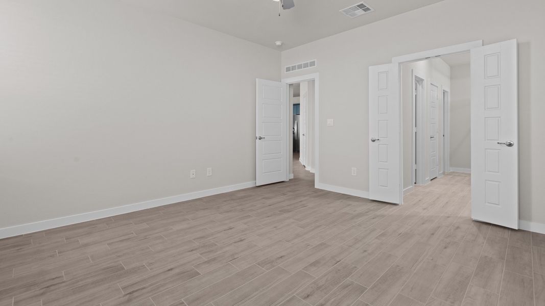 Representative unfurnished interior of a home built from the BLANCO by D.R. Horton in Northwest Passage, Midland (Image 14). Representative unfurnished interior of a home built from the BLANCO by D.R. Horton in Northwest Passage, Midland (Image 14).