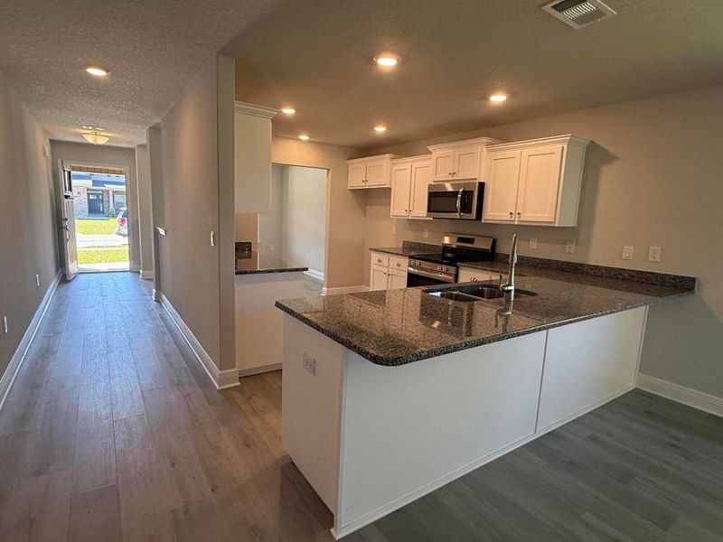 Furnished interior view inside a new home in Ridgeway Landing, Crestview (Image 4). Furnished interior view inside a new home in Ridgeway Landing, Crestview (Image 4).