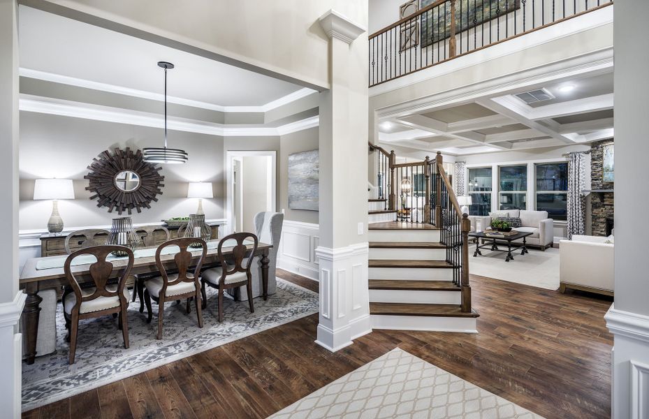 Representative furnished interior of a home built from the Worthington by Pulte Homes in The Retreat at Carolina Ridge, Harrisburg (Image 20).