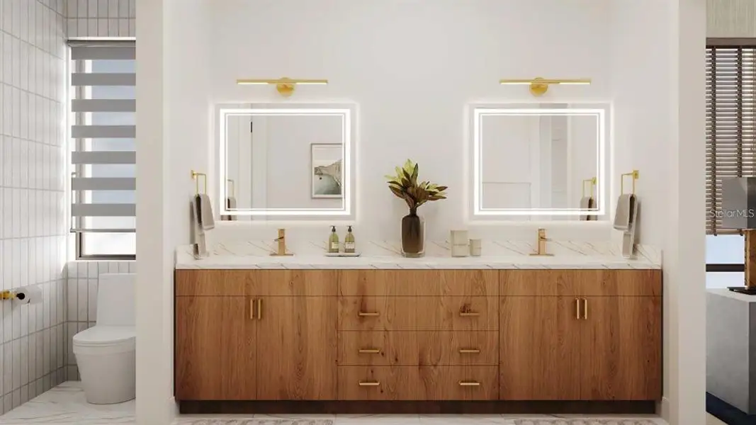 Furnished interior view inside a new home in , St. Petersburg (Image 12).