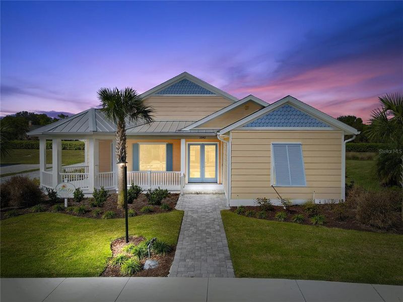 Front exterior of a new home in , Lady Lake, FL, highlighting curb appeal (Image 18).