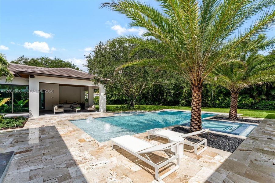Exterior details and patio area of a home in , Miami (Image 3).