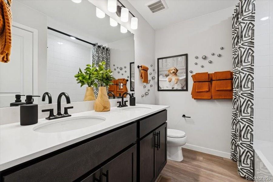 Furnished interior view inside a new home in Sweetgrass, Dacono (Image 16).