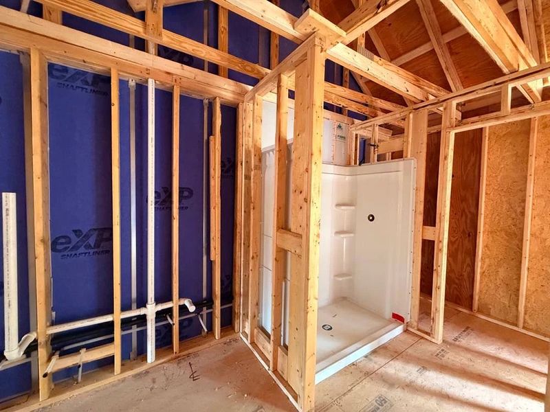 Primary Bathroom Construction Progress Primary Bathroom Construction Progress