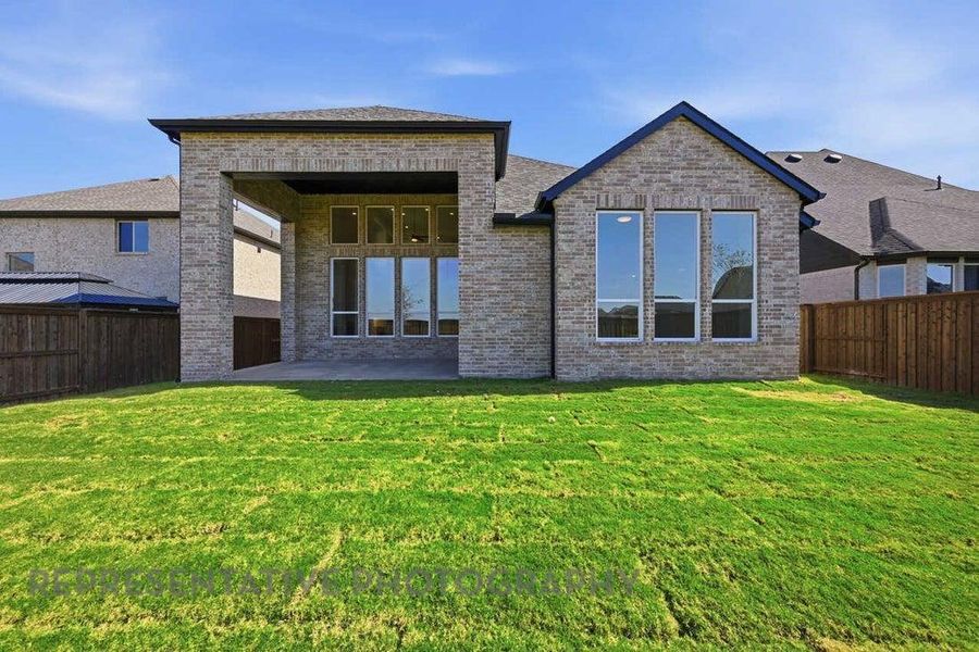 Exterior details and patio area of a home in Emory Glen, Magnolia (Image 2).