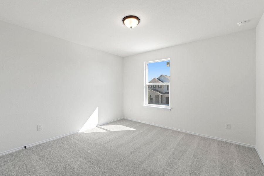 Spacious, unfurnished interior of a new home in Salerno - Classic Collection, Round Rock (Image 23). Spacious, unfurnished interior of a new home in Salerno - Classic Collection, Round Rock (Image 23).