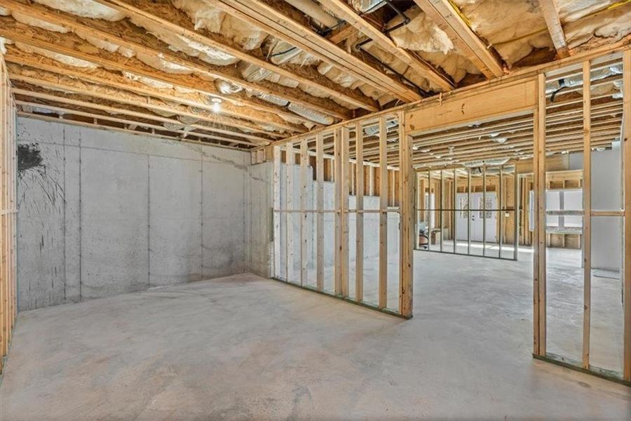 In-progress construction of a new home in , Waleska, GA (Image 41).