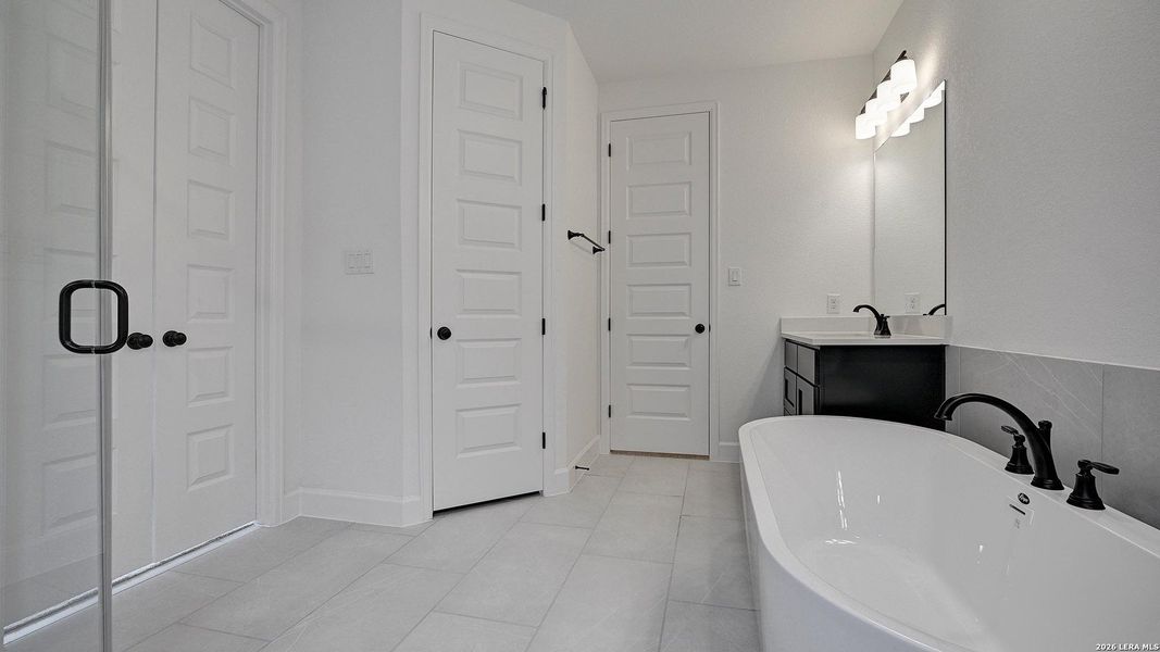 Furnished interior view inside a new home in Corley Farms, Boerne (Image 7).