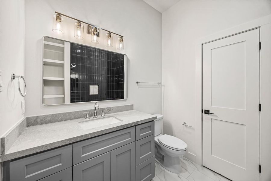 Furnished interior view inside a new home in , Houston (Image 17).