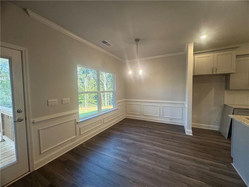 Spacious, unfurnished interior of a new home in The Fields of Walnut Creek, Pendergrass (Image 12).