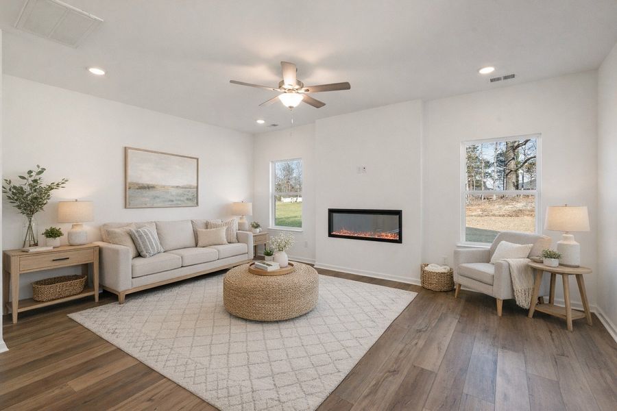 Furnished interior view inside a new home in Jackson Hills, Clarksville (Image 11).