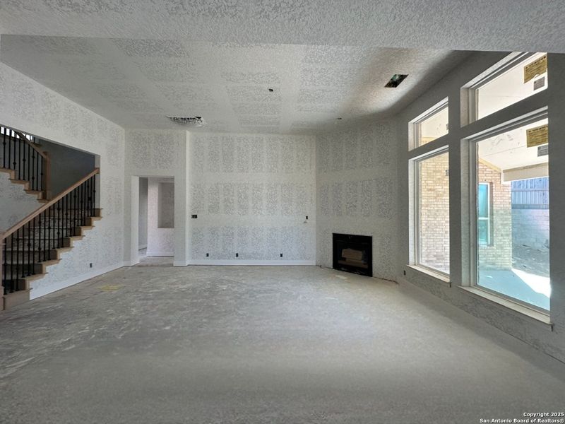 In-progress construction of a new home in Sunday Creek at Kinder Ranch, San Antonio, TX (Image 21). In-progress construction of a new home in Sunday Creek at Kinder Ranch, San Antonio, TX (Image 21).