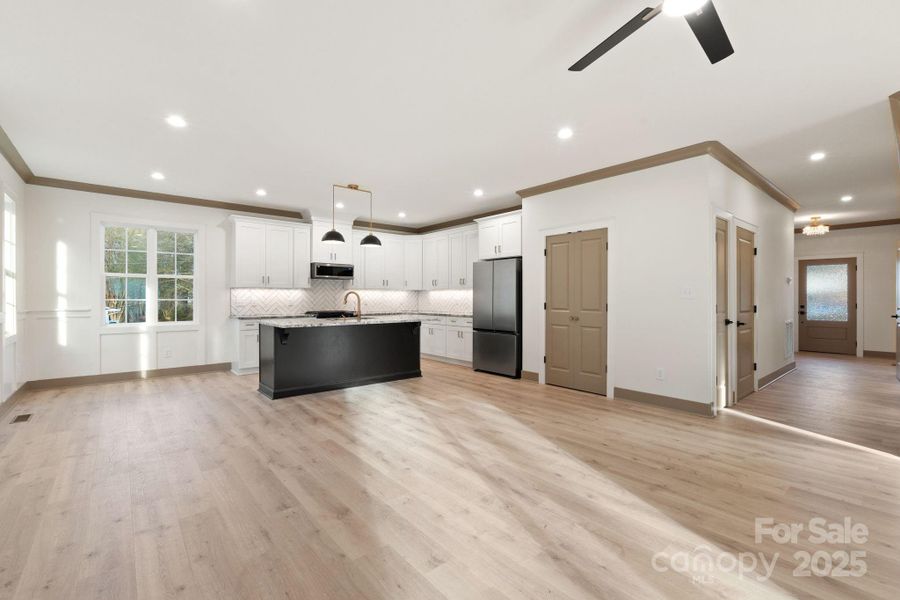 Furnished interior view inside a new home in , Winston-Salem (Image 7). Furnished interior view inside a new home in , Winston-Salem (Image 7).