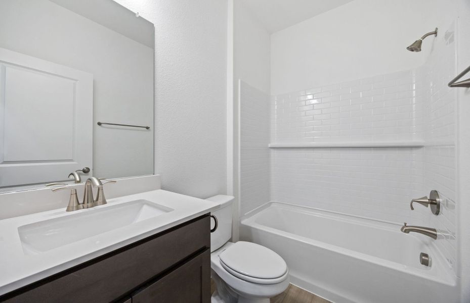 Furnished interior view inside a new home in Rosemary Fields, Godley (Image 5).